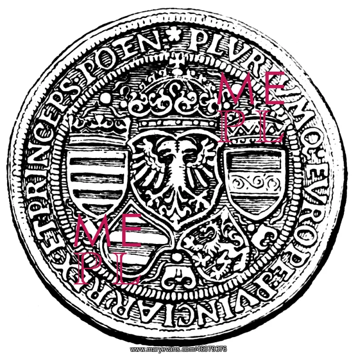 : Germany, thaler, reverse, coined by emperor Maximilian I, si : Germany, thaler, reverse, coined by emperor Maximilian I, si