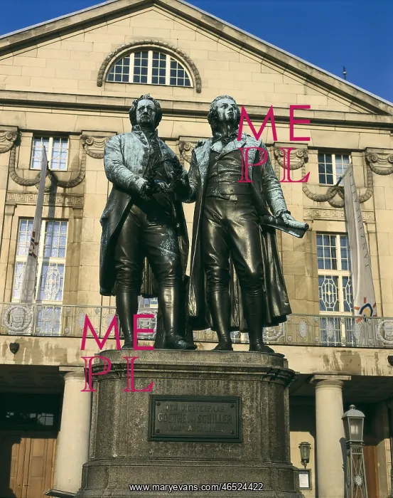  : GERMANY. THURINGIA. Weimar. Monument to Goethe