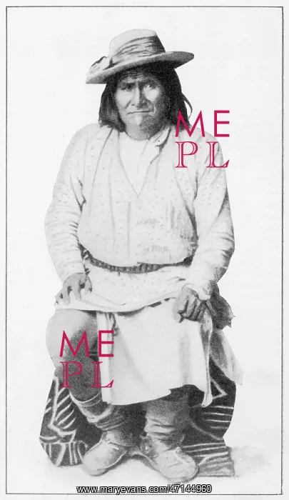 : Geronimo (1829 - 1909), Chiricahua Apache leader who led a sensational : Geronimo (1829 - 1909), Chiricahua Apache leader who led a sensational