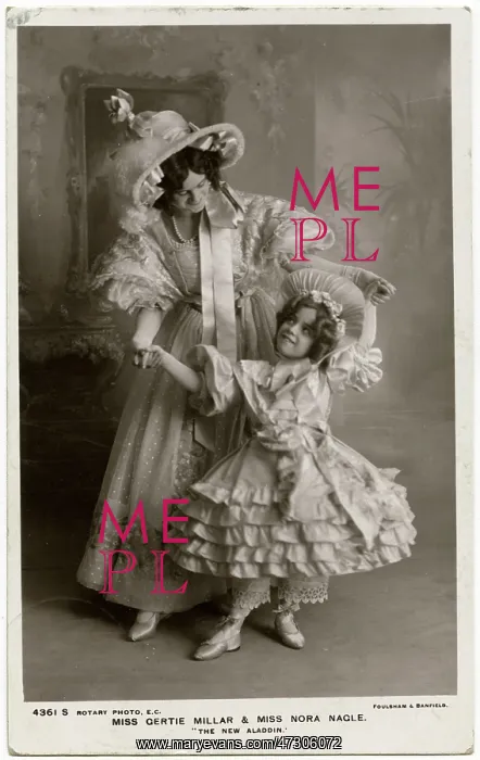 : Gertie Millar and Nora Nagle : Gertie Millar and Nora Nagle