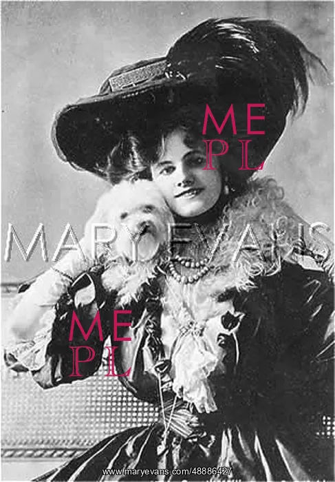 : GERTIE MILLAR / WITH DOG : GERTIE MILLAR / WITH DOG