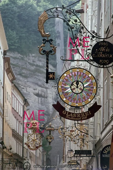 : Getreidegasse in Salzburg : Getreidegasse in Salzburg