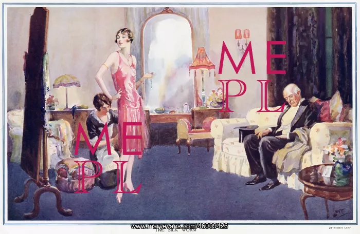 : Getting Ready for a Formal Evening 1928 : Getting Ready for a Formal Evening 1928