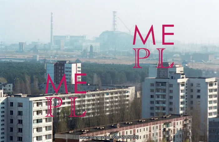 : Ghost town of Pripyat in Ukraine, 1991 : Ghost town of Pripyat in Ukraine, 1991