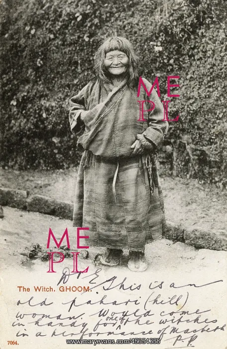 : Ghum, Tibet - A Witch : Ghum, Tibet - A Witch