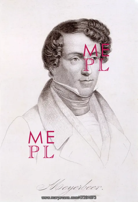 : Giacomo Meyerbeer - German composer : Giacomo Meyerbeer - German composer