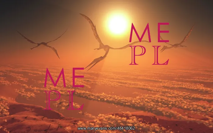 : Giant Quetzalcoatlus pterosaurs flying above the clouds : Giant Quetzalcoatlus pterosaurs flying above the clouds