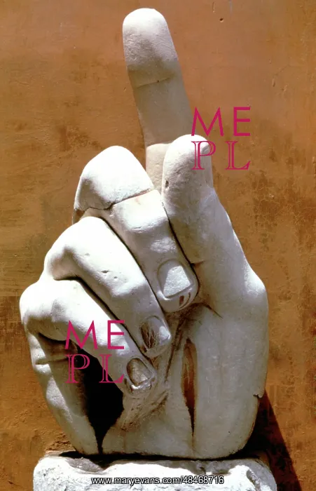 : Giant sized hand from he Colossus of Constantine : Giant sized hand from he Colossus of Constantine