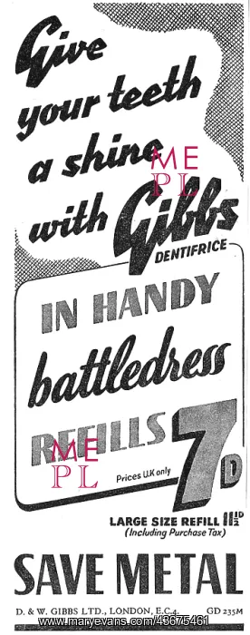: Gibbs Dentifrice : Gibbs Dentifrice