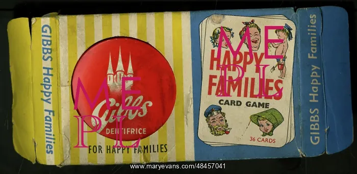  : Gibbs Happy Families - packaging front