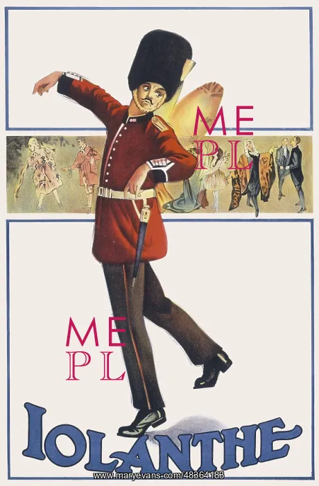 : Gibert and Sullivan theatre poster : Gibert and Sullivan theatre poster