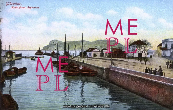  : Gibraltar - the Rock viewed from Algeciras