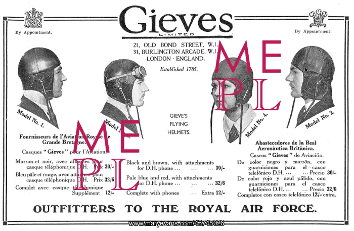  : Gieves Flying Helmets