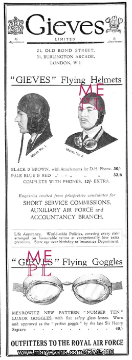 : Gieves Flying Helmets & Flying Goggles : Gieves Flying Helmets & Flying Goggles