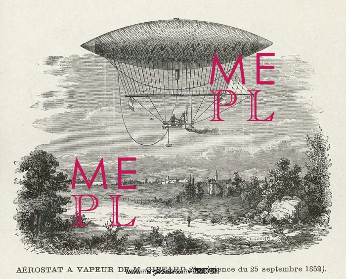 : Giffard Dirigible - 1 : Giffard Dirigible - 1