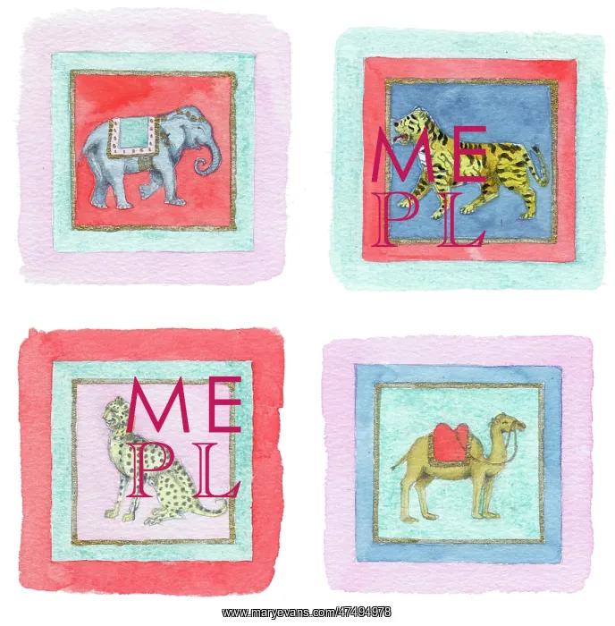 : Gift Tags: ? Elephant, Tiger, Cheetah, Camel : Gift Tags: ? Elephant, Tiger, Cheetah, Camel