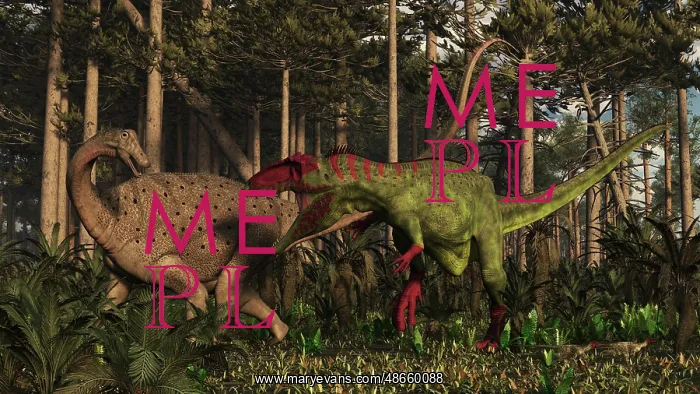 : Giganotosaurus attacks the sauropod Limaysaurus : Giganotosaurus attacks the sauropod Limaysaurus