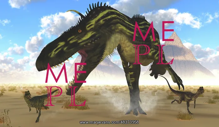: A gigantic Torvosaurus chasing two Dilophosaurus : A gigantic Torvosaurus chasing two Dilophosaurus