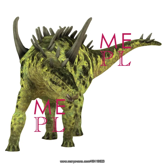 : Gigantspinosaurus dinosaur, white background : Gigantspinosaurus dinosaur, white background