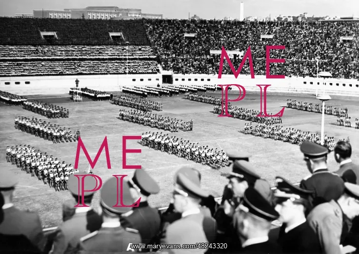 : GIL gymnastics performance at the Foro Mussolini in Rome : GIL gymnastics performance at the Foro Mussolini in Rome