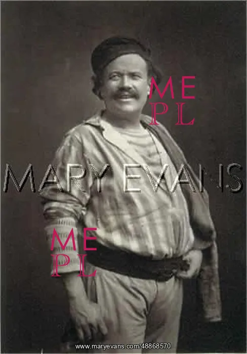  : Gil Naza (1825 - 1899), French actor as Coupeau in Zola's L'assommoir