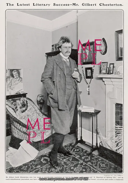  : Gilbert Keith Chesterton, writer
