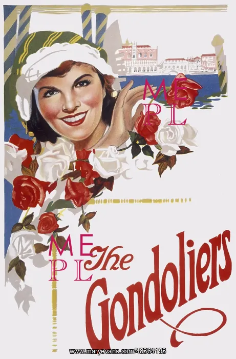 : Gilbert and Sullivan theatre poster : Gilbert and Sullivan theatre poster