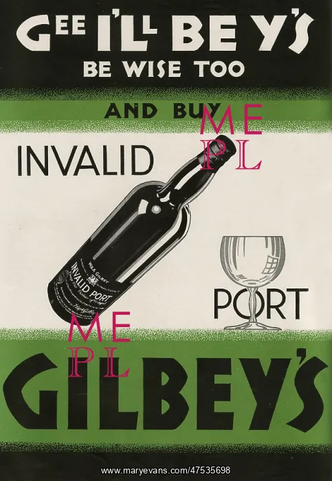 : Gilbey Port advertisement : Gilbey Port advertisement
