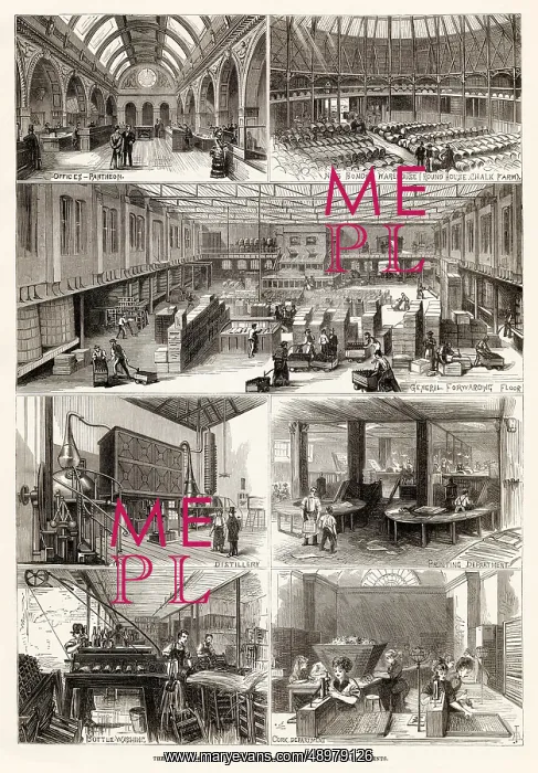 : Gilbey's London headquarters 1875 : Gilbey's London headquarters 1875