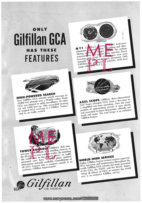 : Gilfillan GCA - Gilfillan Ground Controlled : Gilfillan GCA - Gilfillan Ground Controlled