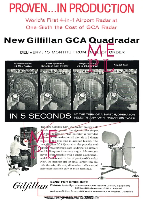 : Gilfillan GCA Quadradar : Gilfillan GCA Quadradar
