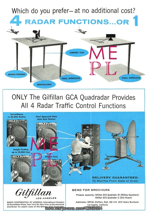 : Gilfillan GCA Quadradar : Gilfillan GCA Quadradar