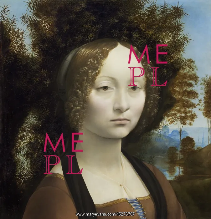 : Ginevra de Benci, by Leonardo da Vinci : Ginevra de Benci, by Leonardo da Vinci