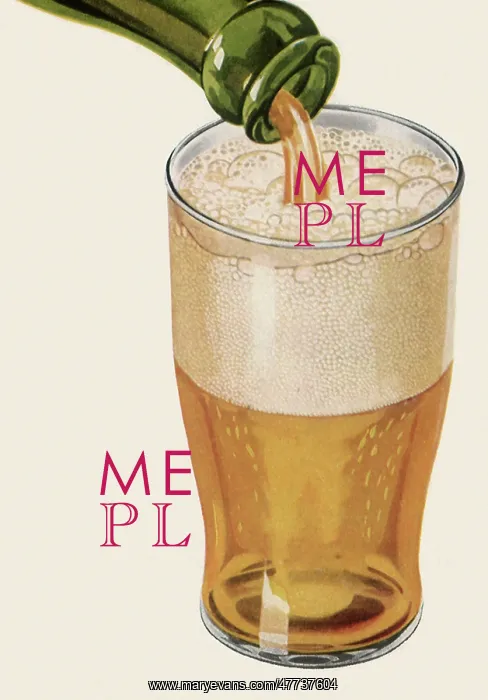 : Ginger Ale poured into Glass : Ginger Ale poured into Glass
