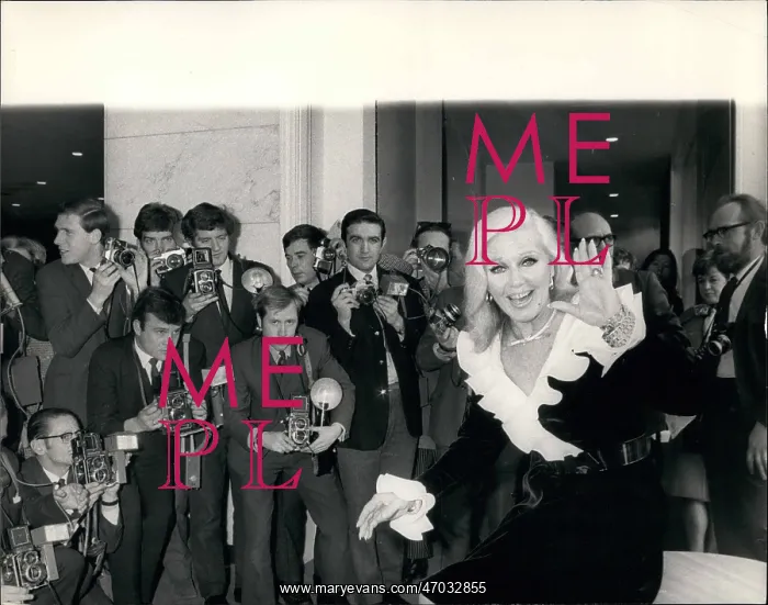 : Ginger Rogers, American actress, reception, Savoy Hotel, Lon : Ginger Rogers, American actress, reception, Savoy Hotel, Lon