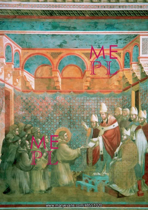 : Giotto di Bondone (1266 / 7-1337). Pope Innocent III approving : Giotto di Bondone (1266 / 7-1337). Pope Innocent III approving