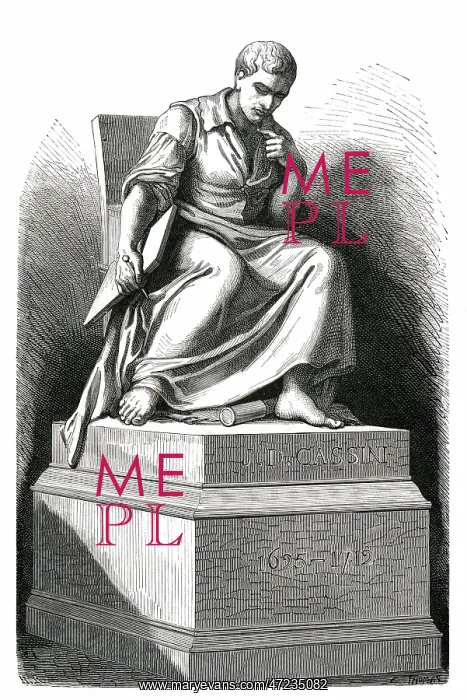 : GIOVANNI CASSINI STATUE : GIOVANNI CASSINI STATUE
