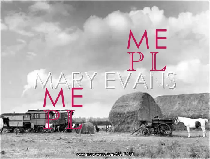 : GIPSY ENCAMPMENT 1930S : GIPSY ENCAMPMENT 1930S