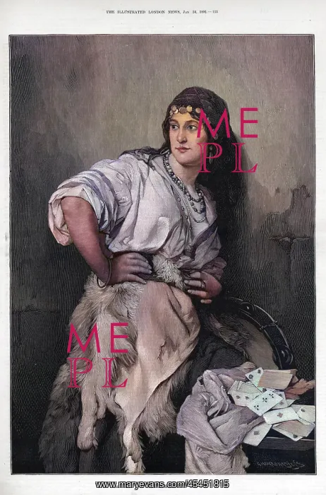 : Gipsy fortune teller 1891 : Gipsy fortune teller 1891