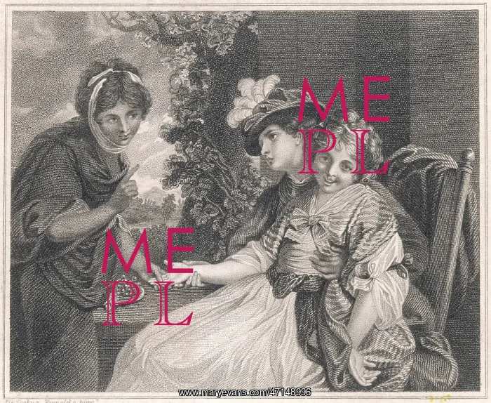  : Gipsy reading a palm