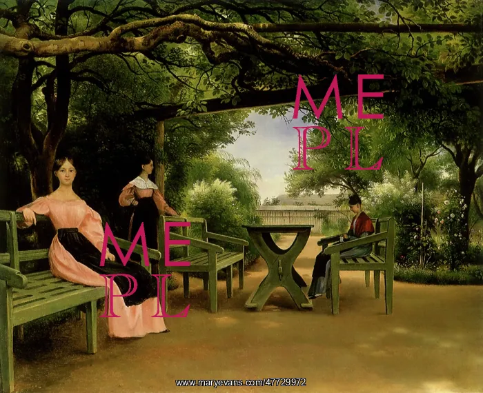  : Girl in an Arbour