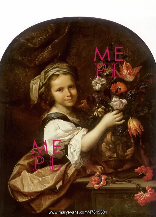  : Girl Arranging Flowers