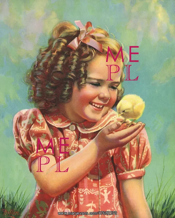  : Girl with Baby Chick