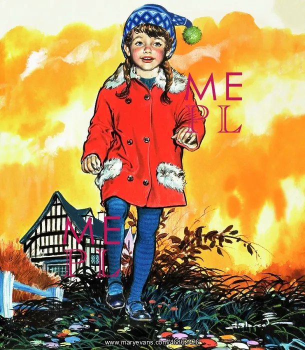  : Girl in a bobble hat