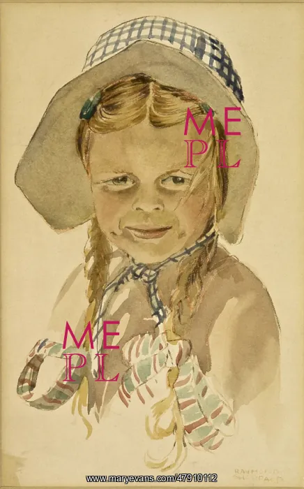 : Girl in bonnet : Girl in bonnet