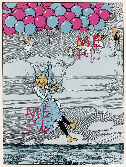  : GIRL BORNE BY BALLOONS