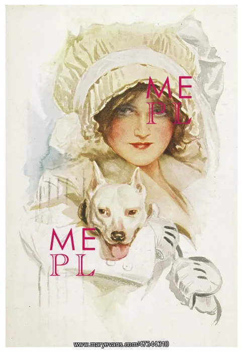 : GIRL WITH BULL TERRIER