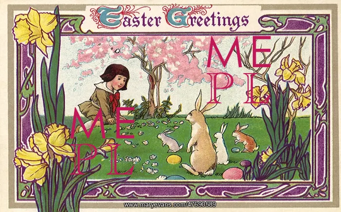  : Girl with Bunnies