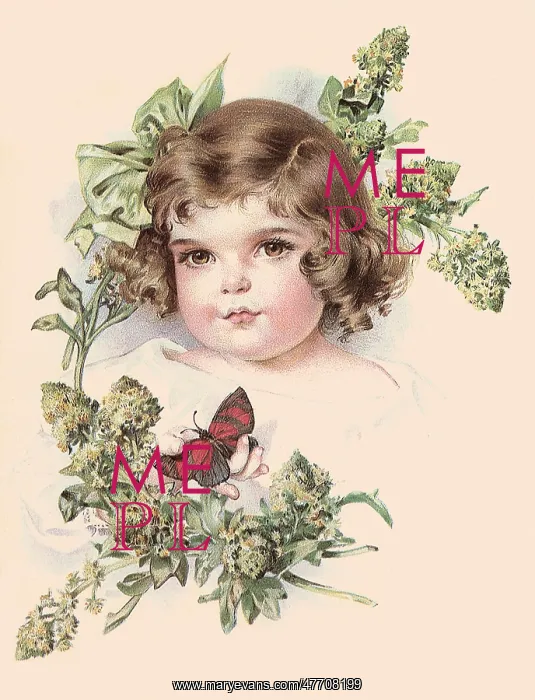  : Girl and Butterfly