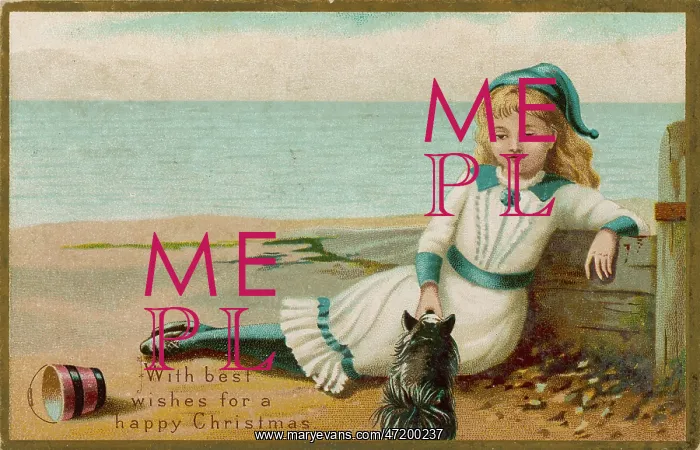 : GIRL & CAT ON A BEACH : GIRL & CAT ON A BEACH